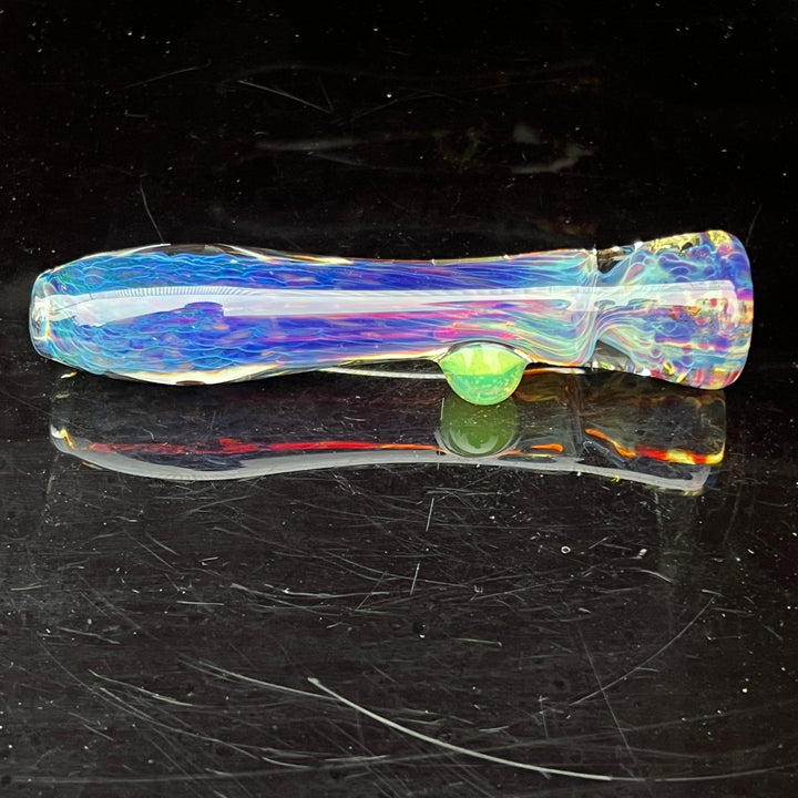 Purple Nebula Chillum Glass Pipe Tako Glass   