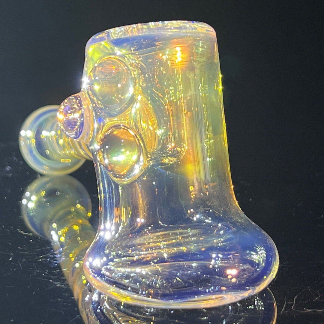 Silver Fumed Hash Hammer Glass Pipe Crondo Glassics   