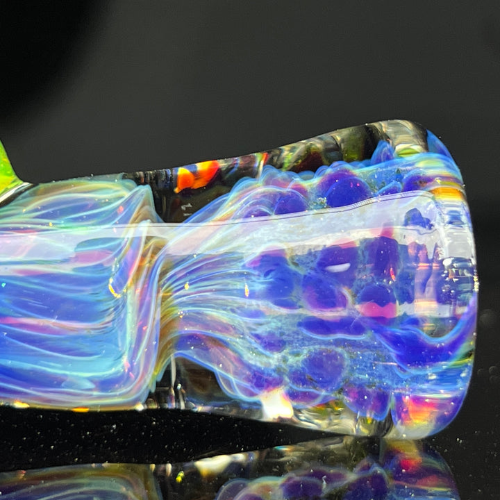 Purple Nebula Chillum Glass Pipe Tako Glass   