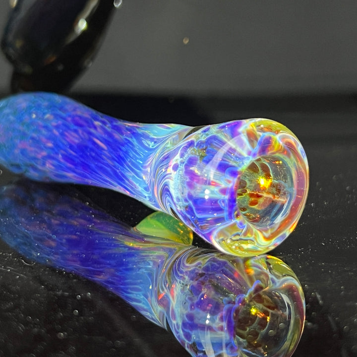 Purple Nebula Chillum Glass Pipe Tako Glass   