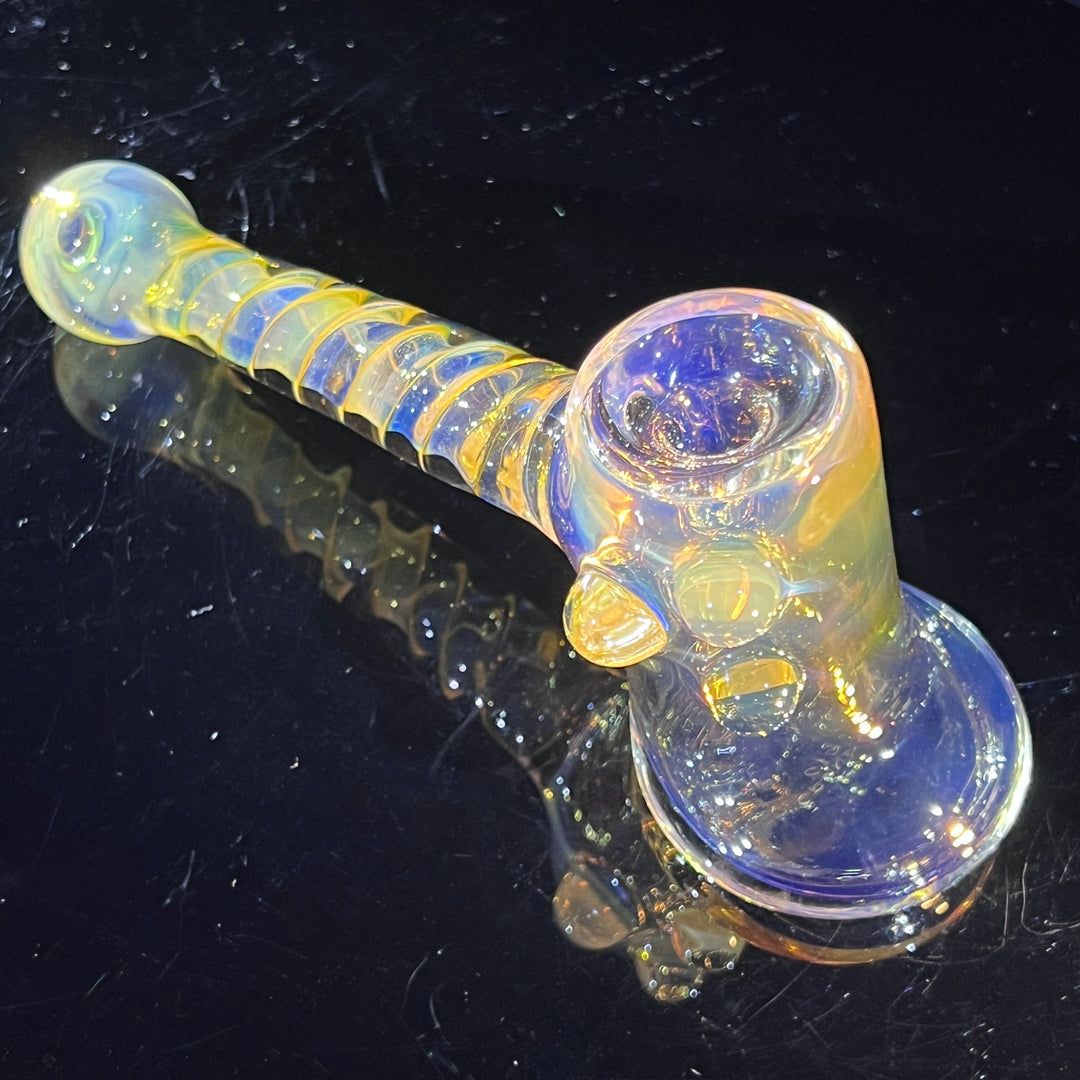 Silver Fumed Hash Hammer Glass Pipe Crondo Glassics   