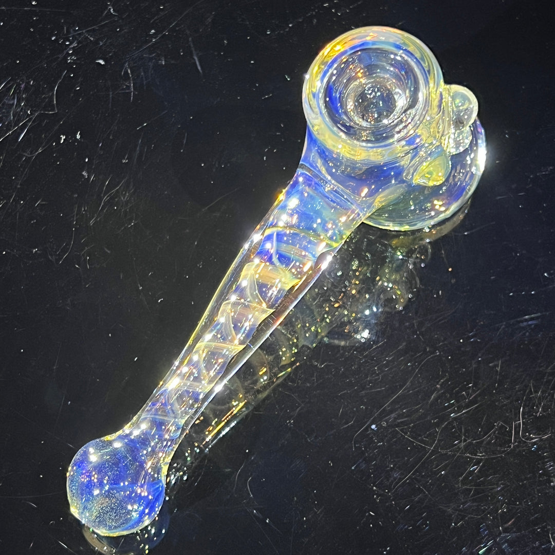 Silver Fumed Hash Hammer Glass Pipe Crondo Glassics   