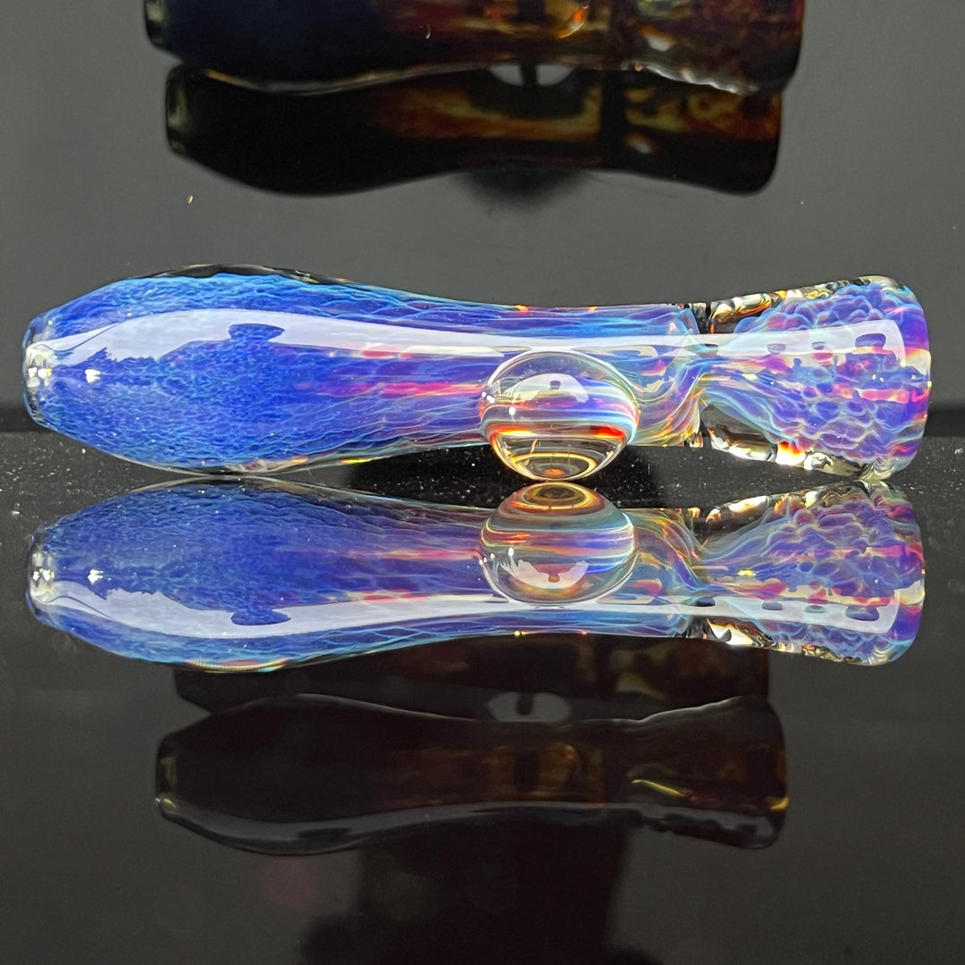 Purple Nebula Chillum Glass Pipe Tako Glass   