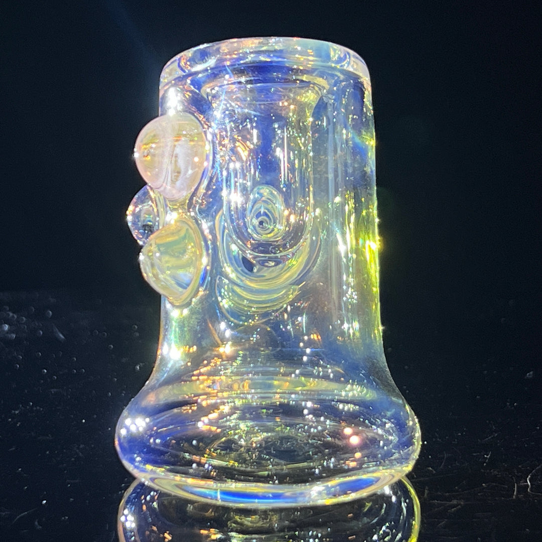 Silver Fumed Hash Hammer Glass Pipe Crondo Glassics   