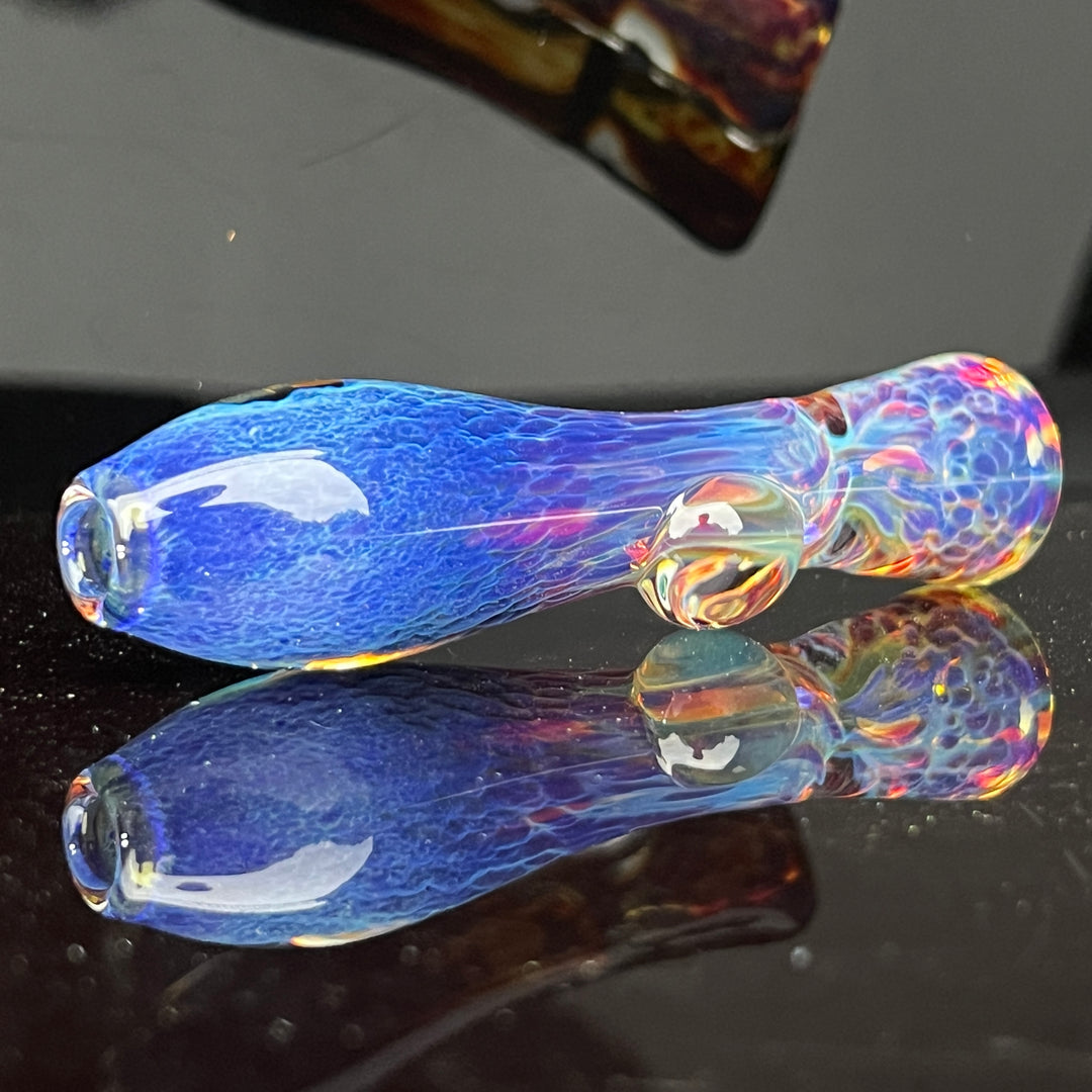 Purple Nebula Chillum Glass Pipe Tako Glass   