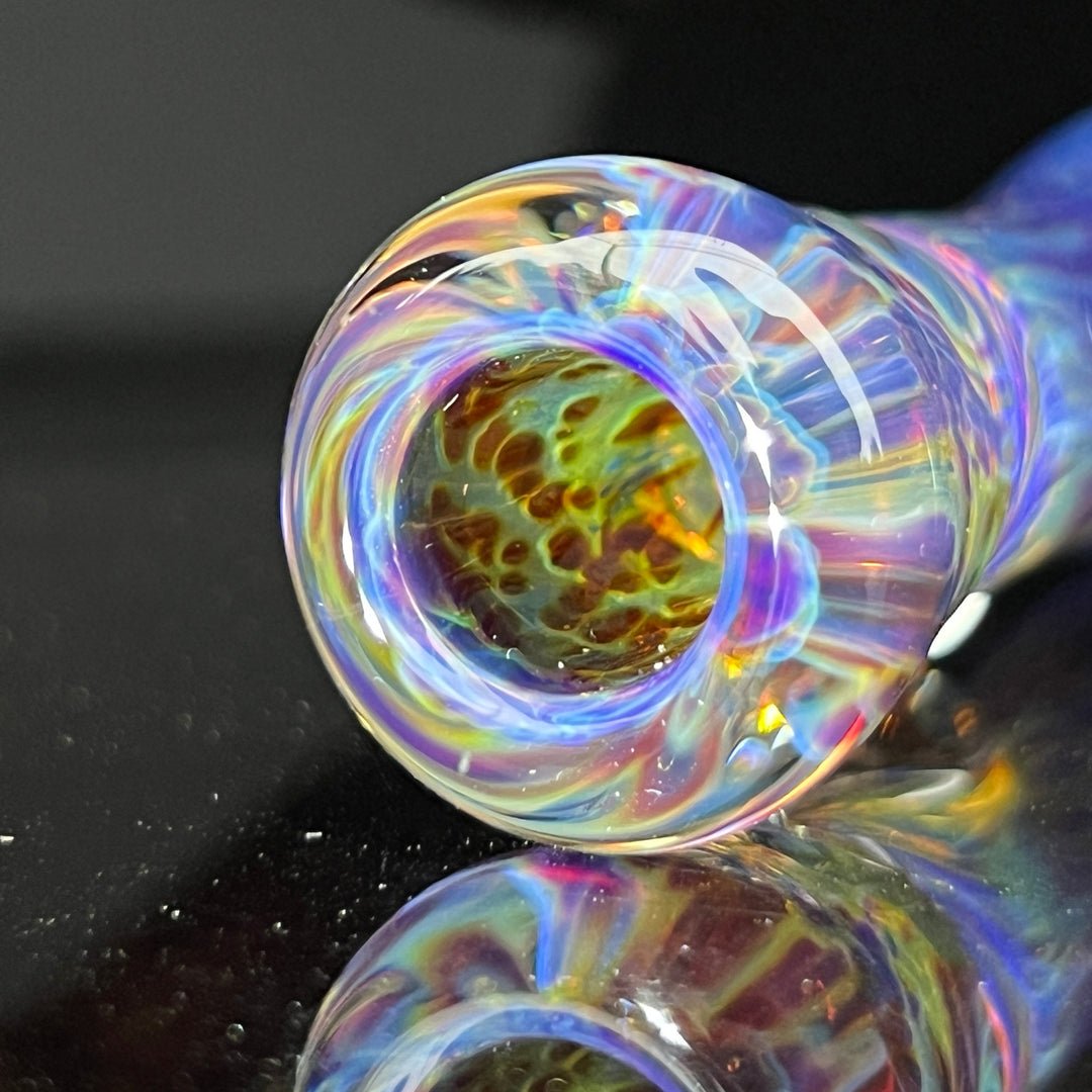 Purple Nebula Chillum Glass Pipe Tako Glass   