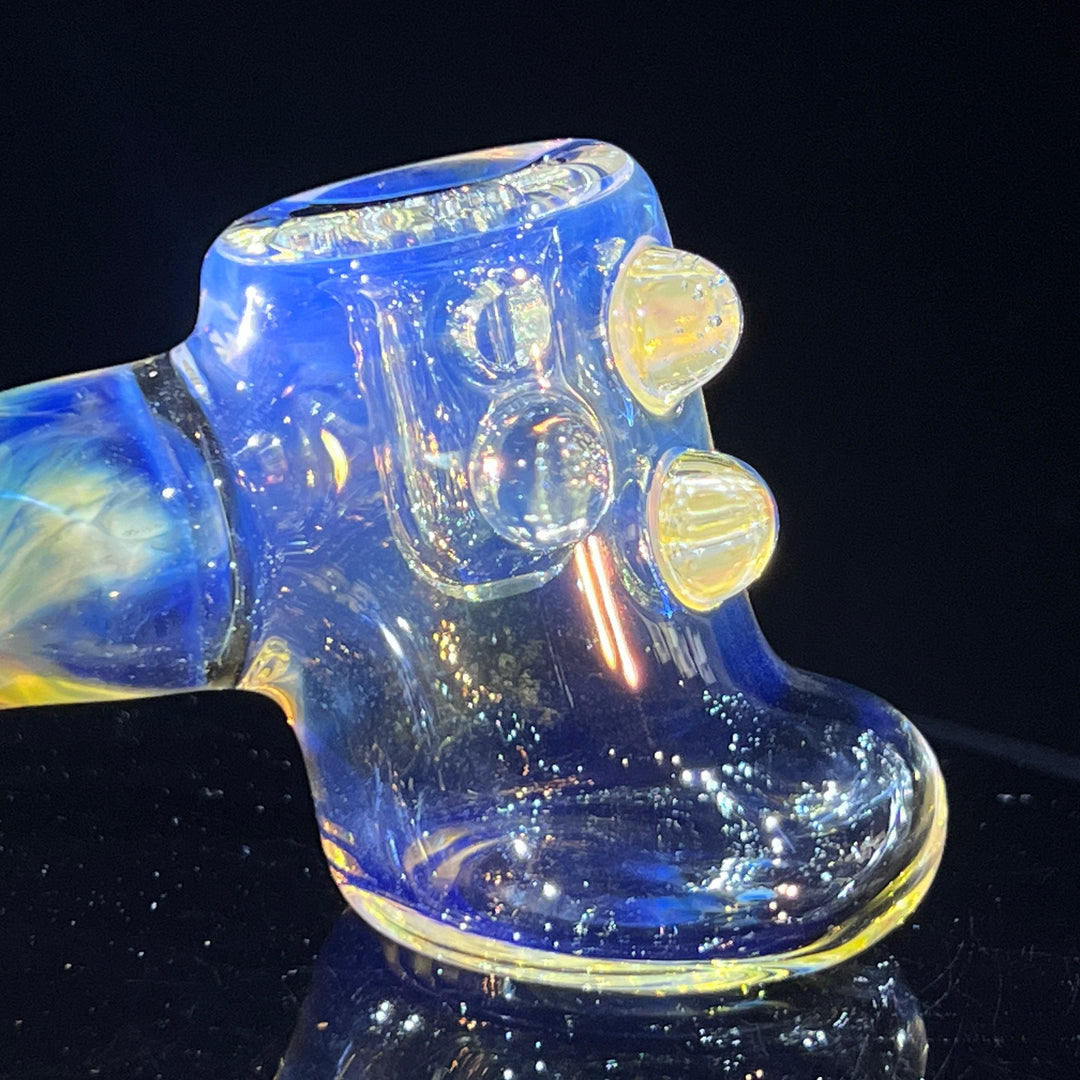 Silver Fumed Hash Hammer Glass Pipe Crondo Glassics   