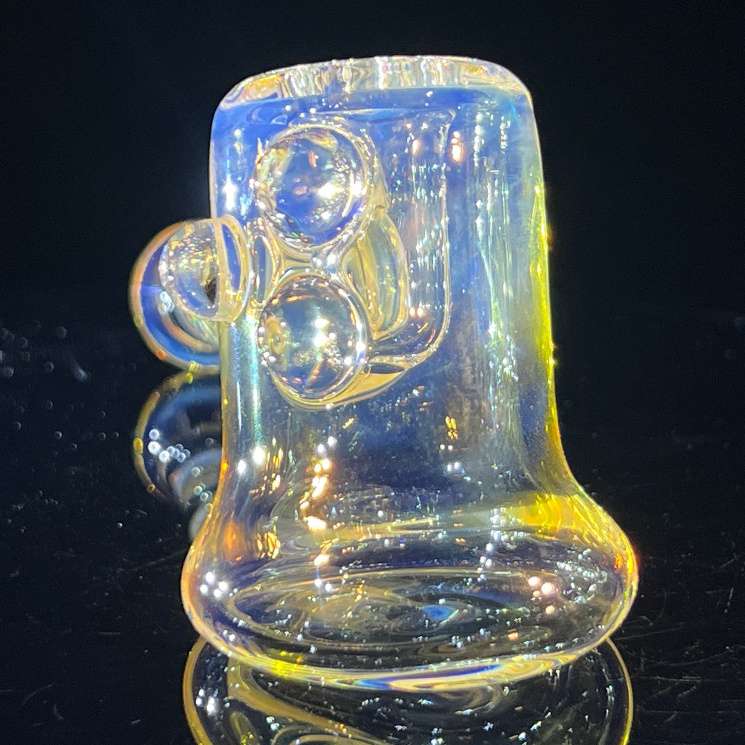 Silver Fumed Hash Hammer Glass Pipe Crondo Glassics   