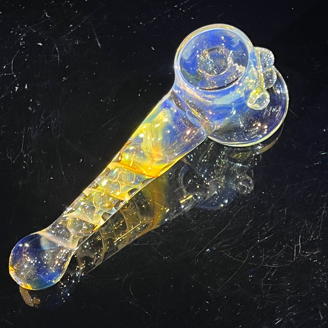 Silver Fumed Hash Hammer Glass Pipe Crondo Glassics   