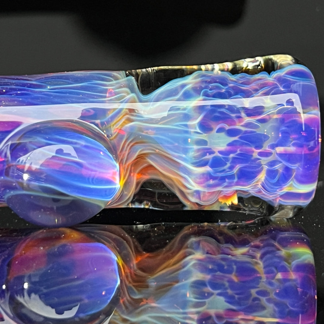 Purple Nebula Chillum Glass Pipe Tako Glass   