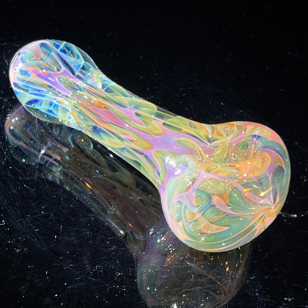 Large Ghost Flame Pipe Glass Pipe Tiny Mike   