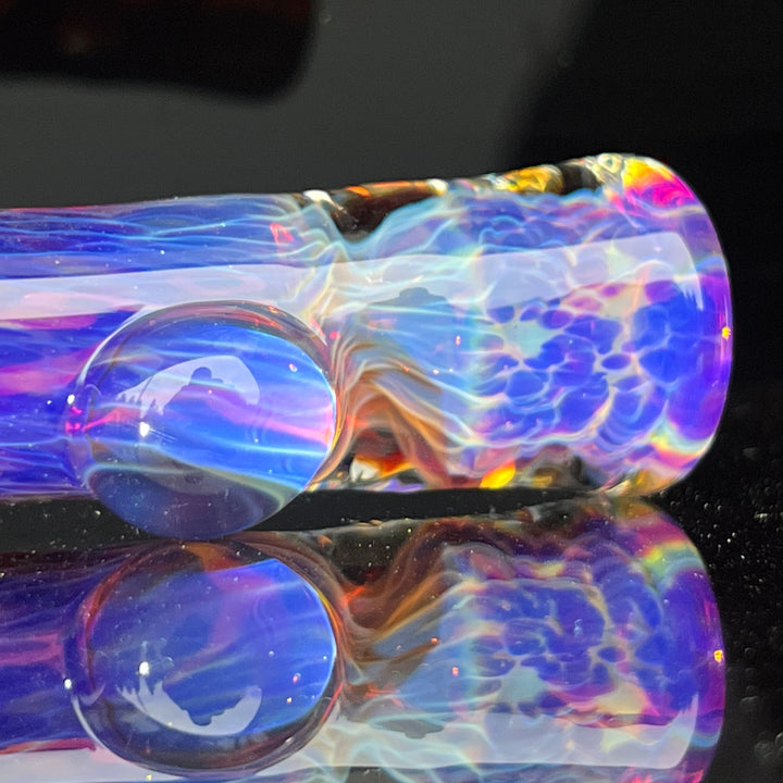 Purple Nebula Chillum Glass Pipe Tako Glass   