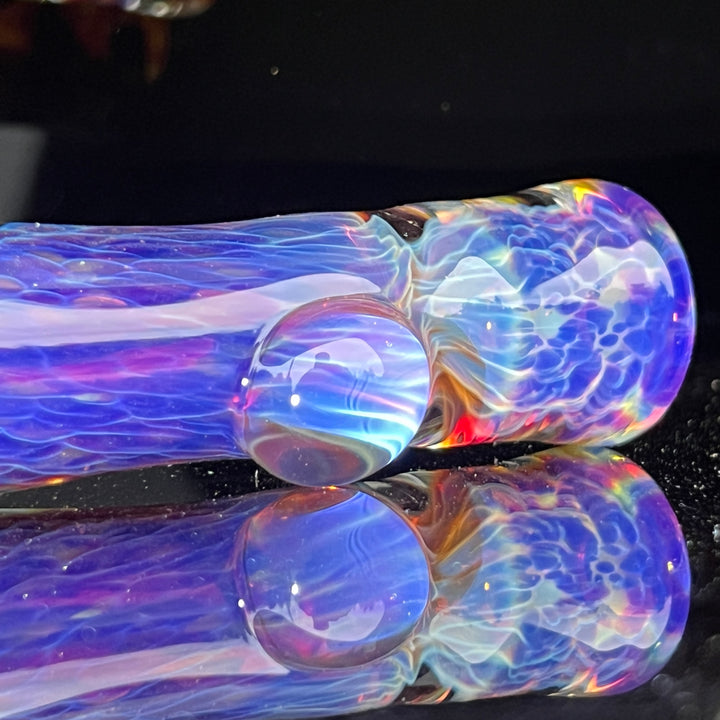 Purple Nebula Chillum Glass Pipe Tako Glass   