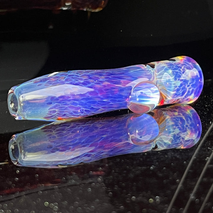 Purple Nebula Chillum Glass Pipe Tako Glass   