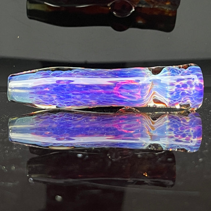 Purple Nebula Chillum Glass Pipe Tako Glass   