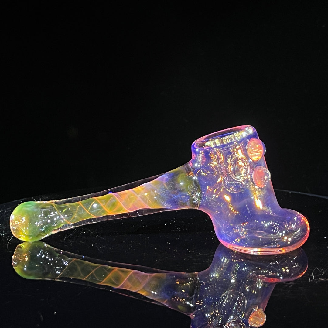 Gold Fumed Hash Hammer Glass Pipe Crondo Glassics   