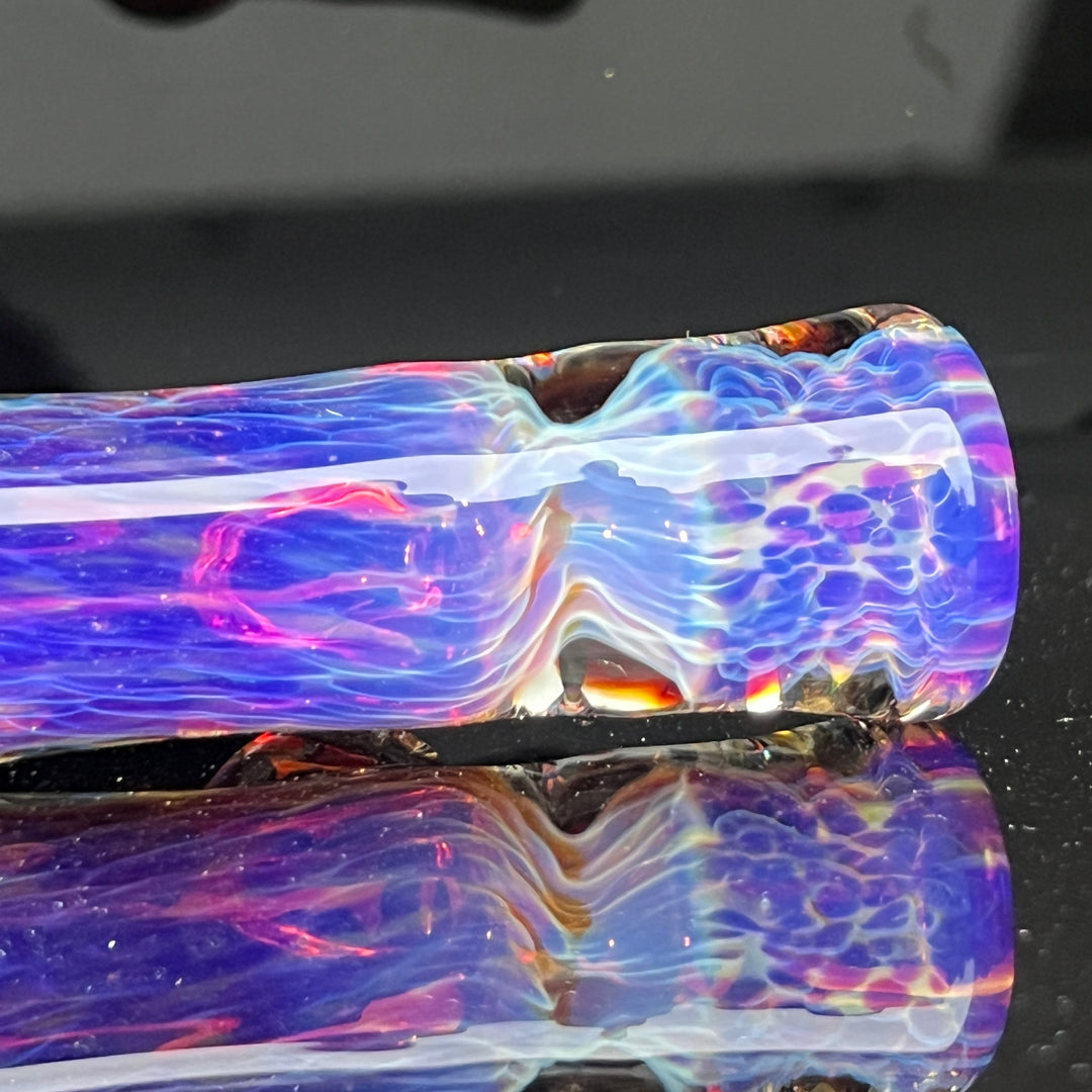 Purple Nebula Chillum Glass Pipe Tako Glass   