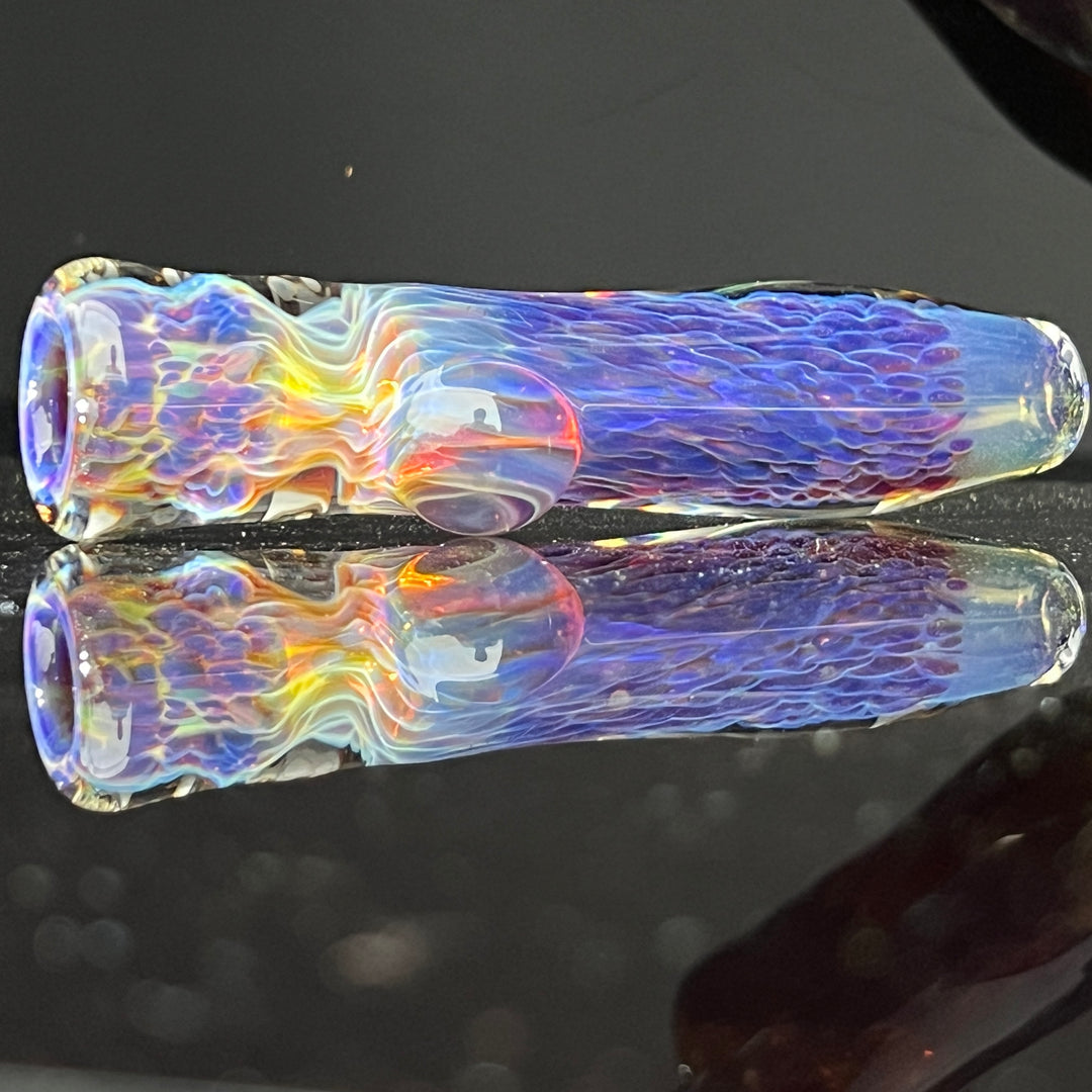 Purple Nebula Chillum Glass Pipe Tako Glass   