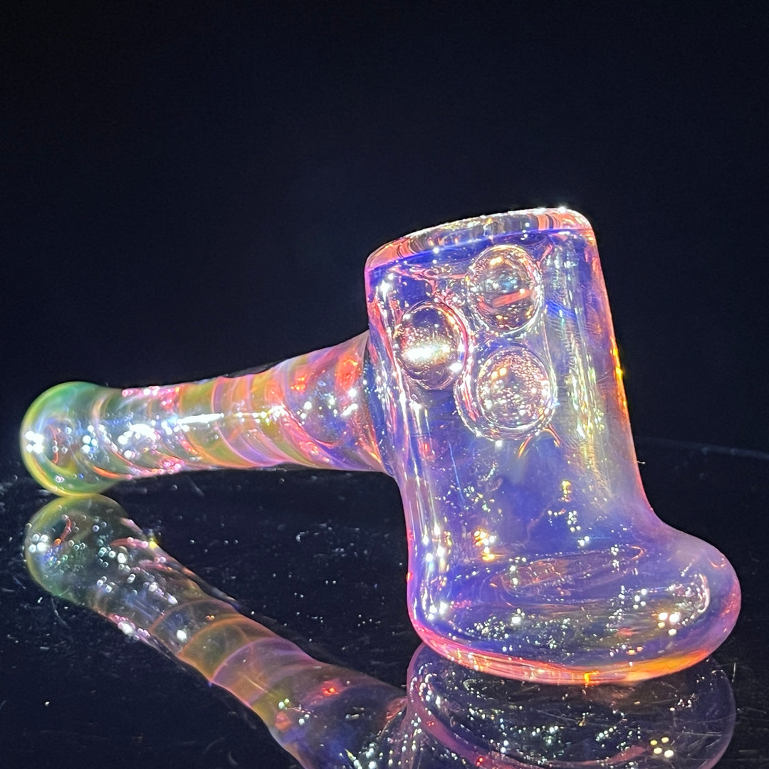 Gold Fumed Hash Hammer Glass Pipe Crondo Glassics   