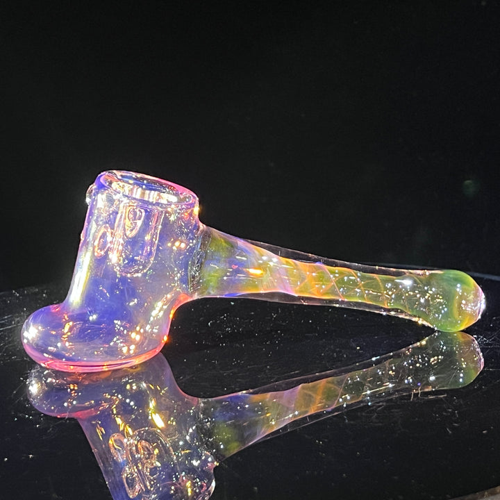 Gold Fumed Hash Hammer Glass Pipe Crondo Glassics   