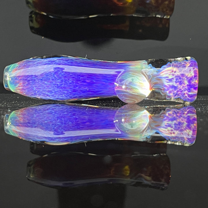 Purple Nebula Chillum Glass Pipe Tako Glass   