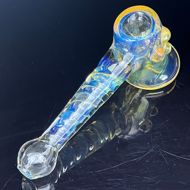 Silver Fumed Hash Hammer Glass Pipe Crondo Glassics   