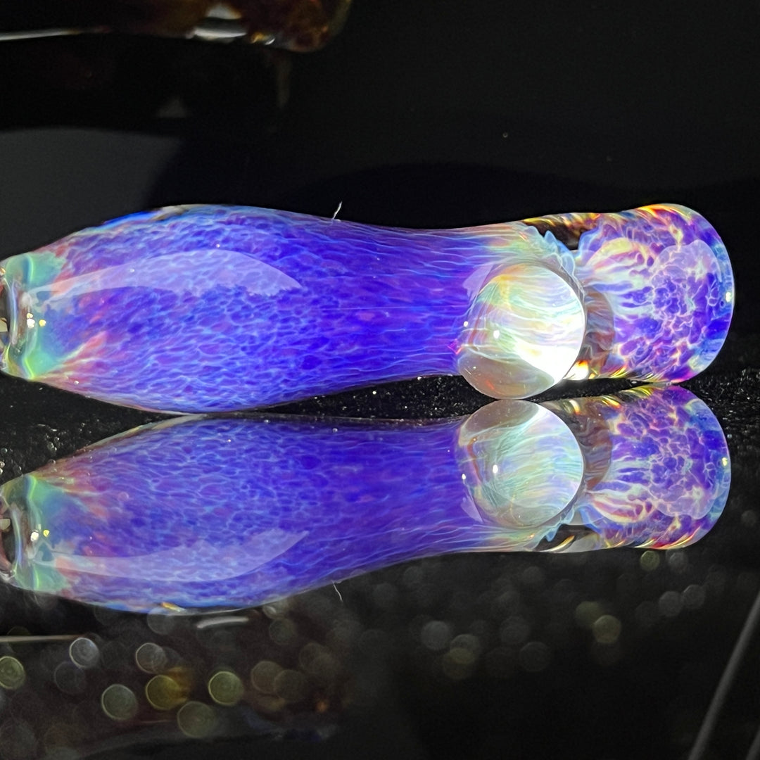 Purple Nebula Chillum Glass Pipe Tako Glass   