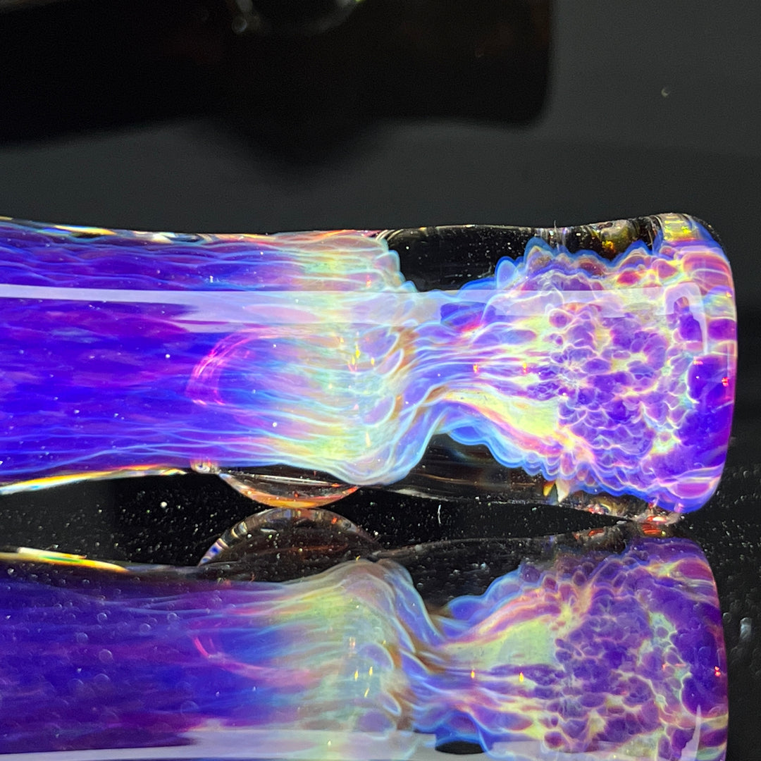 Purple Nebula Chillum Glass Pipe Tako Glass   