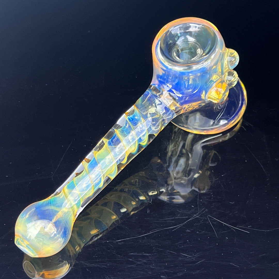 Silver Fumed Hash Hammer Glass Pipe Crondo Glassics   