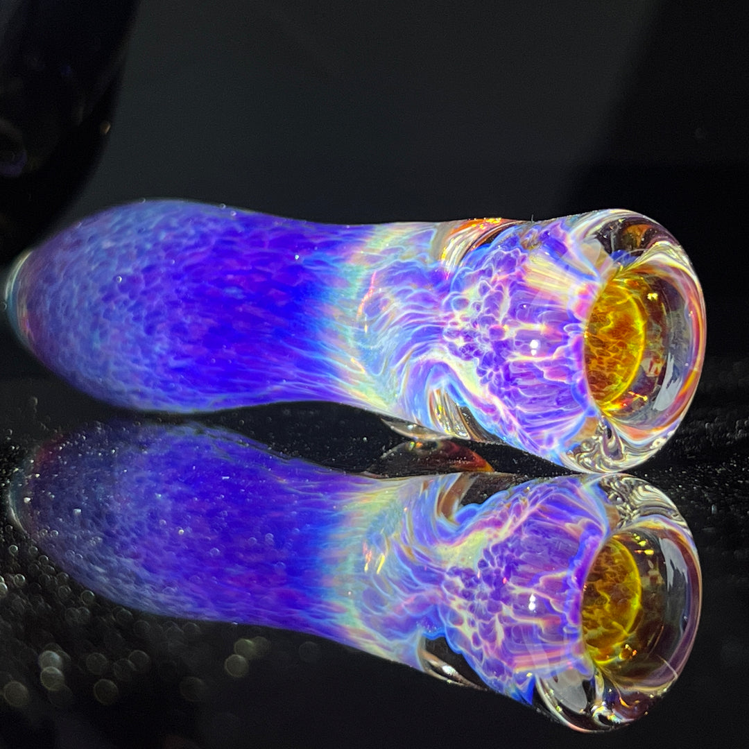 Purple Nebula Chillum Glass Pipe Tako Glass   