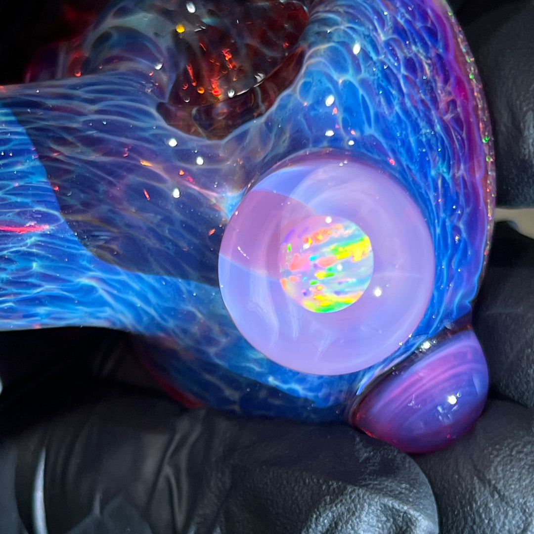 Purple Nebula Telemagenta Opal Pipe Glass Pipe Tako Glass   