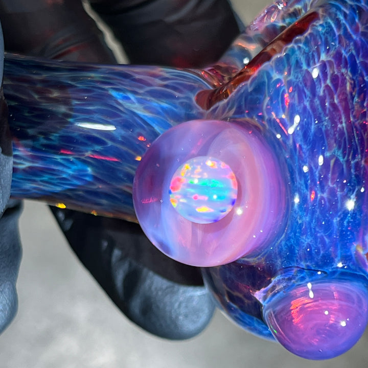 Purple Nebula Telemagenta Opal Pipe Glass Pipe Tako Glass   