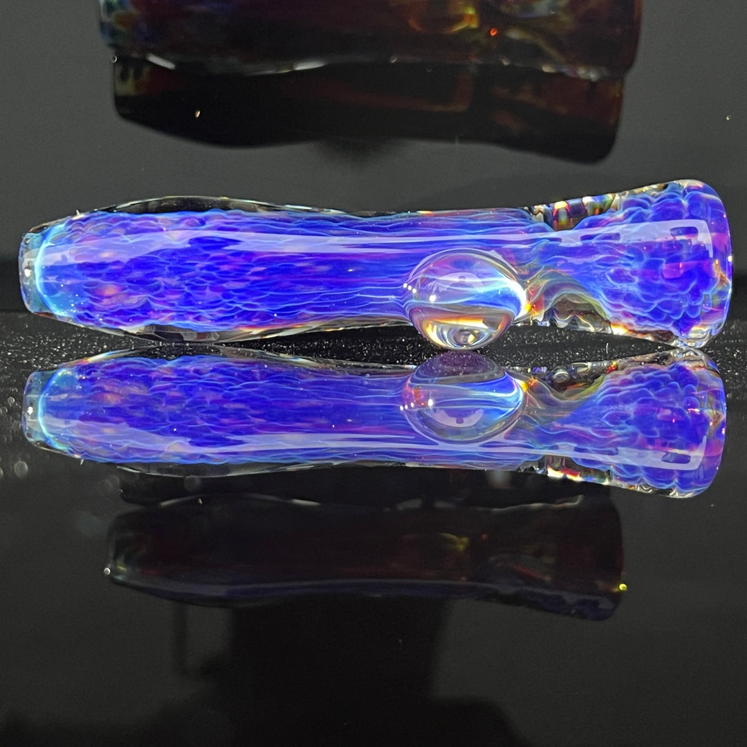 Purple Nebula Chillum Glass Pipe Tako Glass   