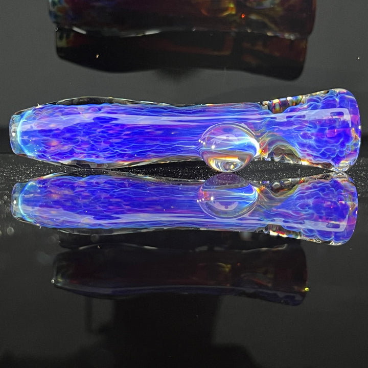 Purple Nebula Chillum Glass Pipe Tako Glass   