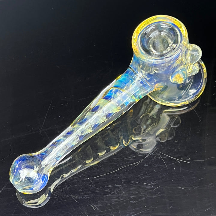 Silver Fumed Hash Hammer Glass Pipe Crondo Glassics   