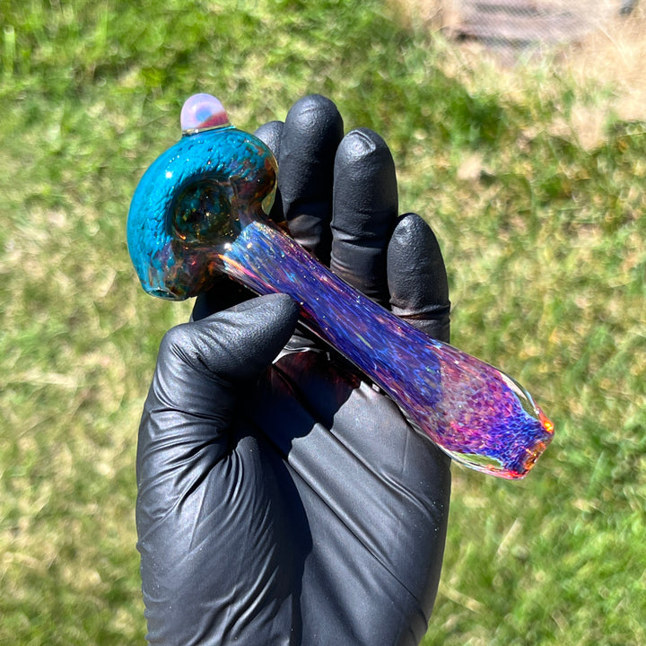 Mushroom Purple Magic Pipe Glass Pipe Beezy Glass   