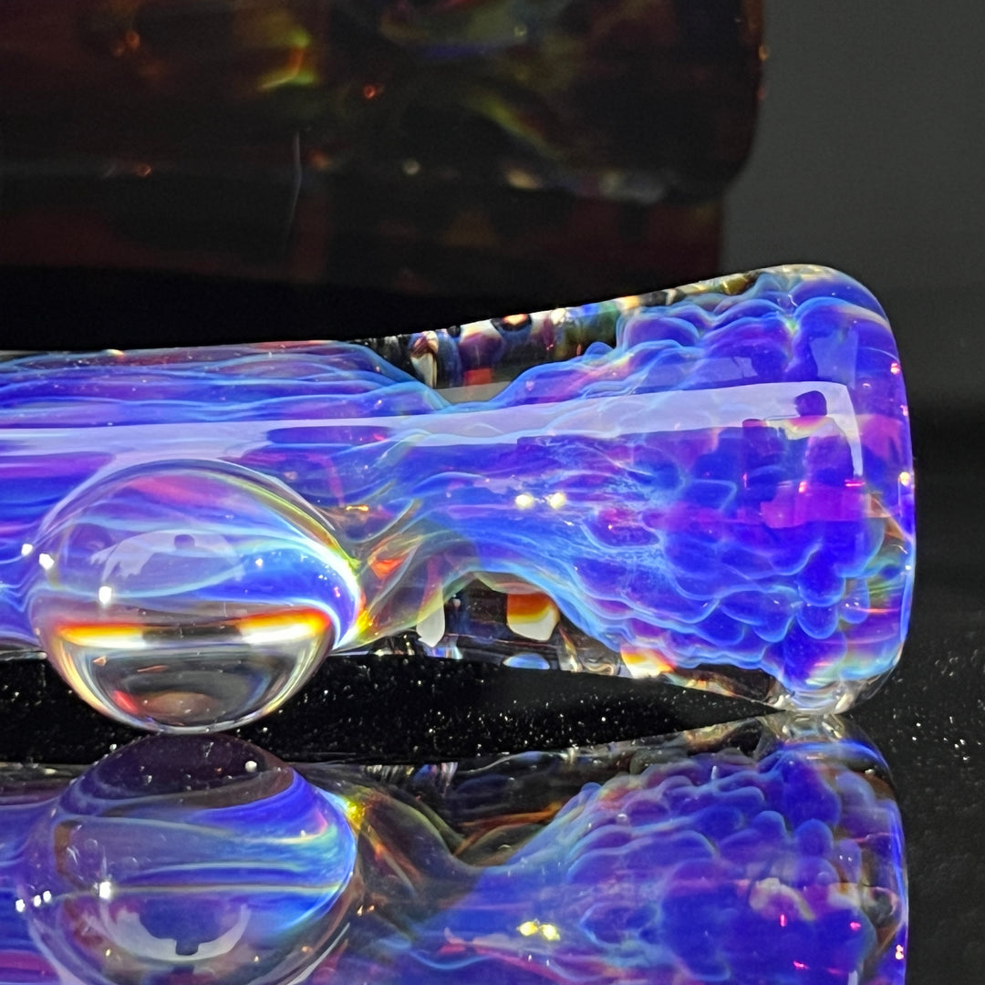 Purple Nebula Chillum Glass Pipe Tako Glass   