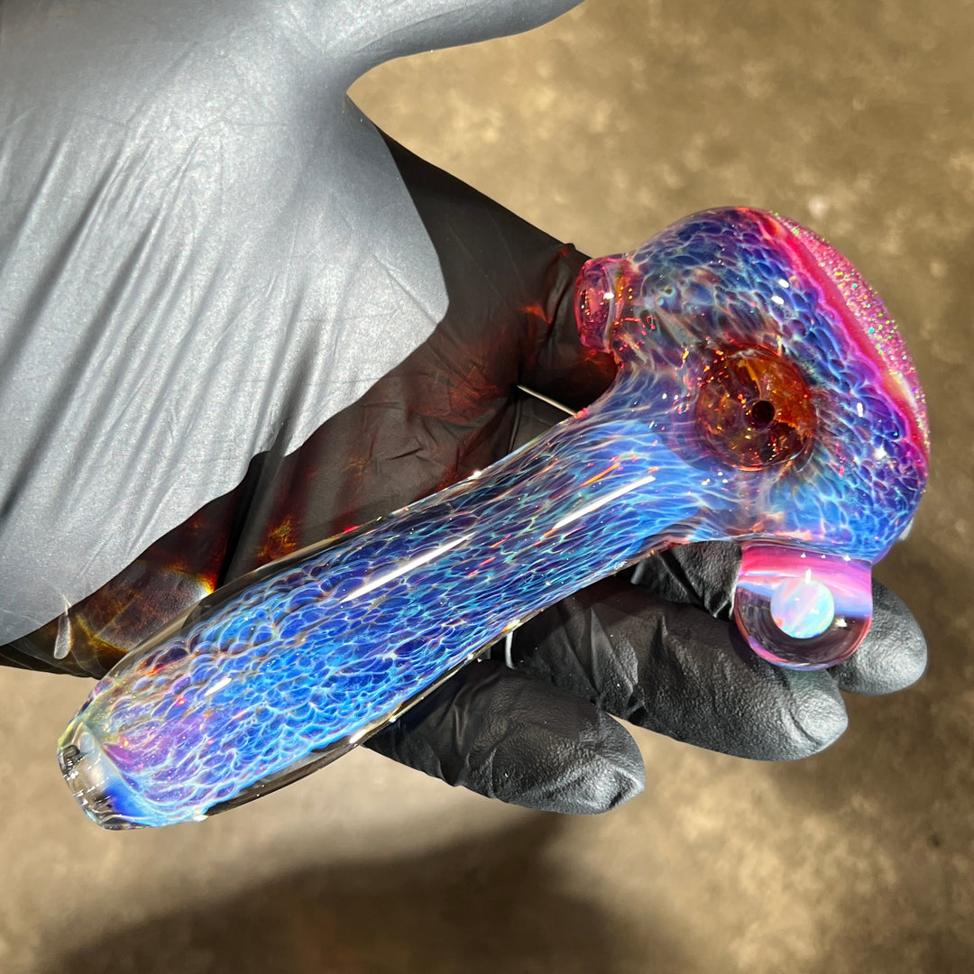 Purple Nebula Telemagenta Opal Pipe Glass Pipe Tako Glass   