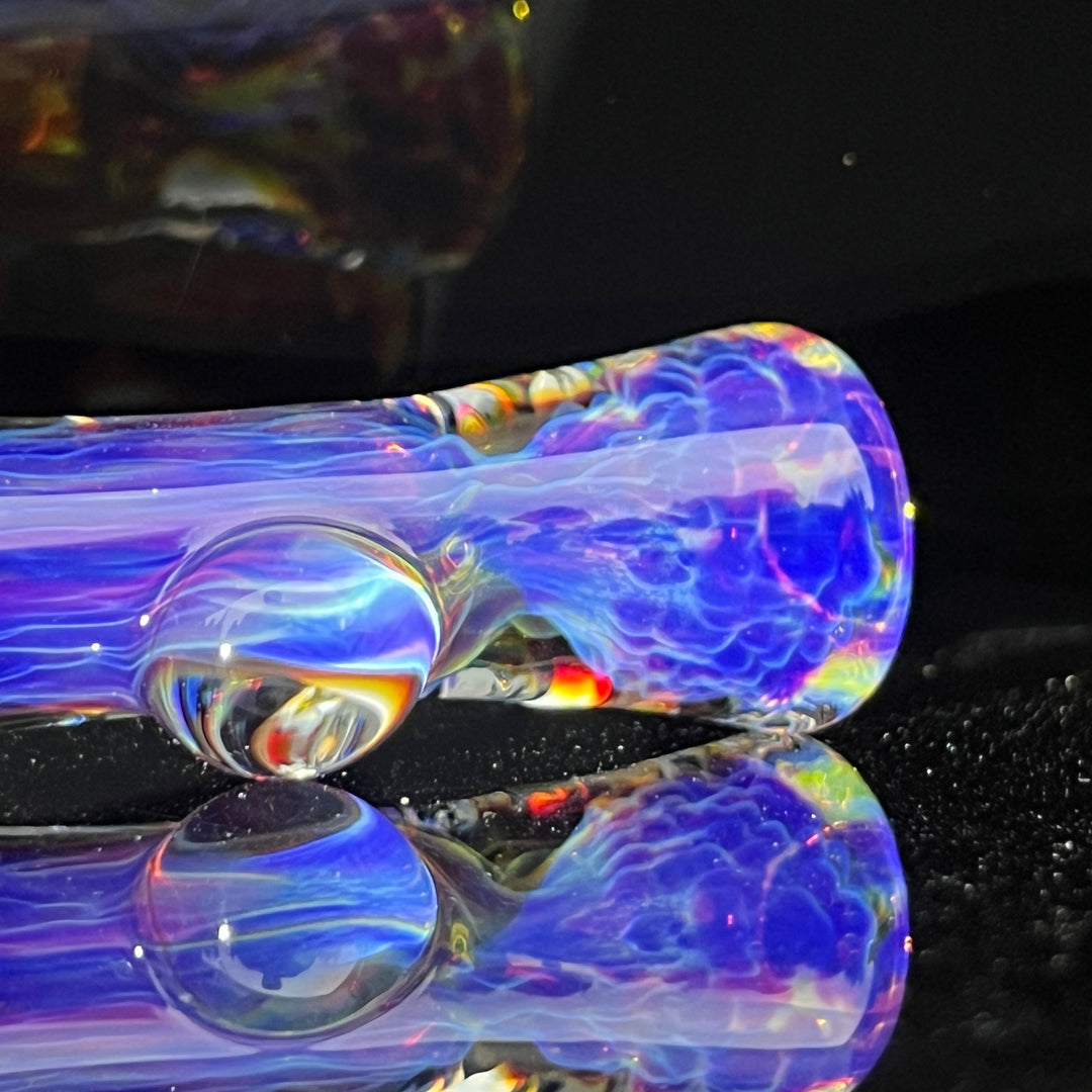 Purple Nebula Chillum Glass Pipe Tako Glass   