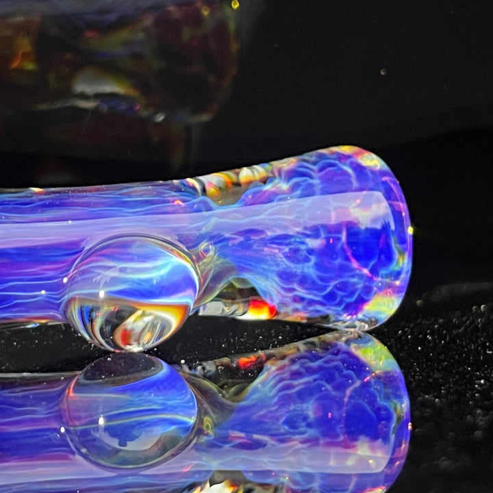 Purple Nebula Chillum Glass Pipe Tako Glass   