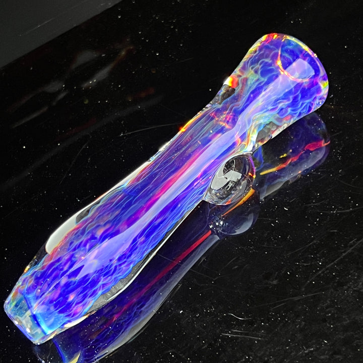 Purple Nebula Chillum Glass Pipe Tako Glass   