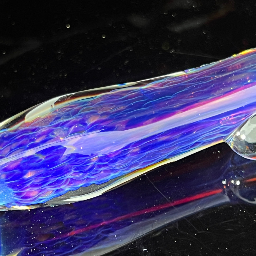 Purple Nebula Chillum Glass Pipe Tako Glass   