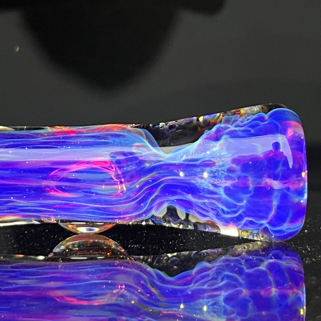 Purple Nebula Chillum Glass Pipe Tako Glass   