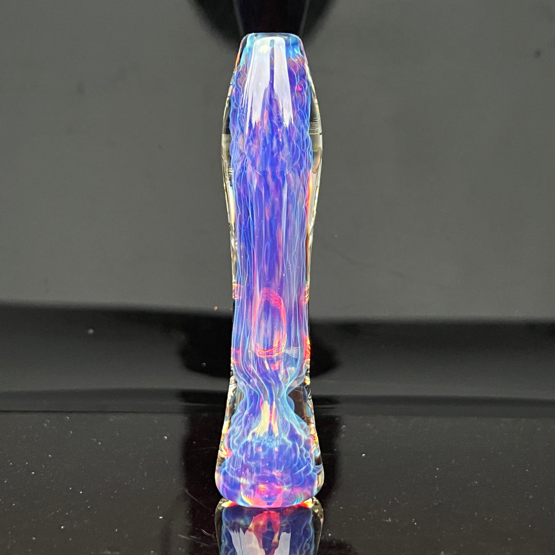 Purple Nebula Chillum Glass Pipe Tako Glass   