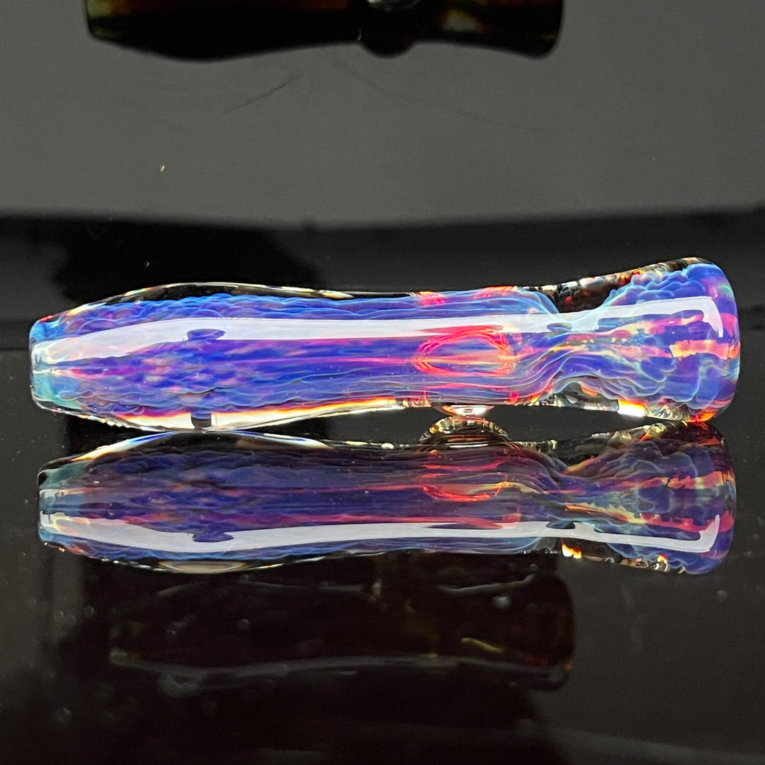 Purple Nebula Chillum Glass Pipe Tako Glass   