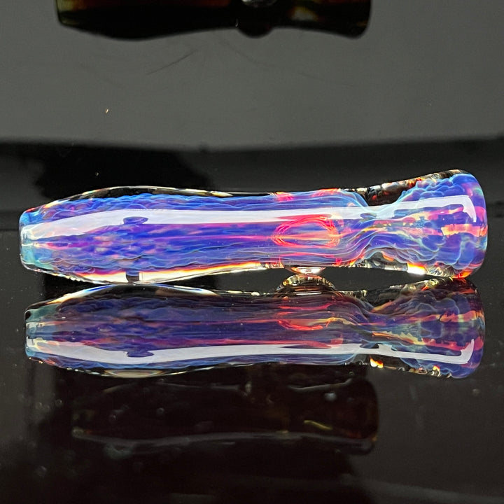 Purple Nebula Chillum Glass Pipe Tako Glass   