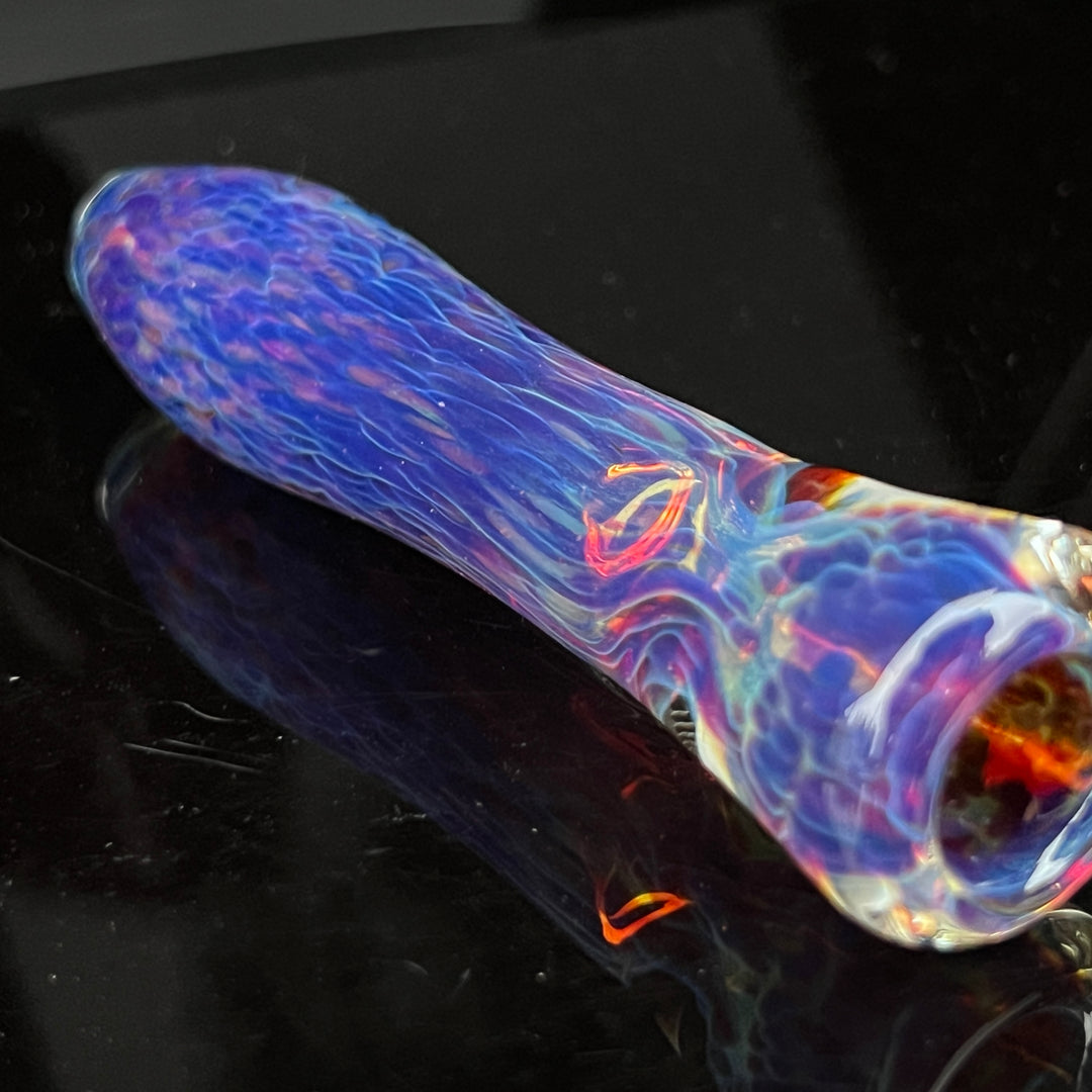 Purple Nebula Chillum Glass Pipe Tako Glass   