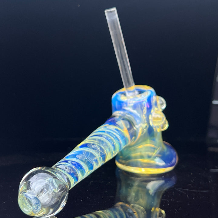 Silver Fumed Hash Hammer Glass Pipe Crondo Glassics   