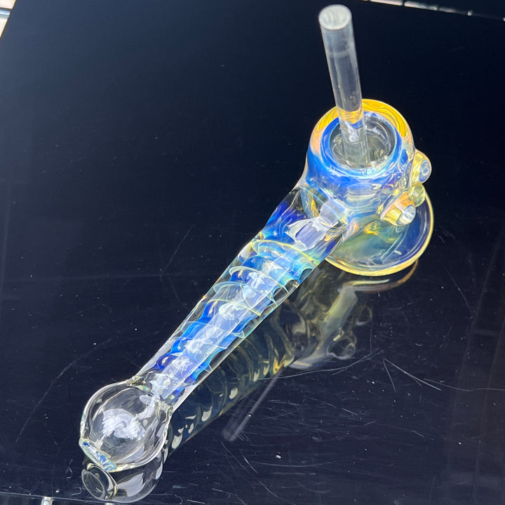 Silver Fumed Hash Hammer Glass Pipe Crondo Glassics   