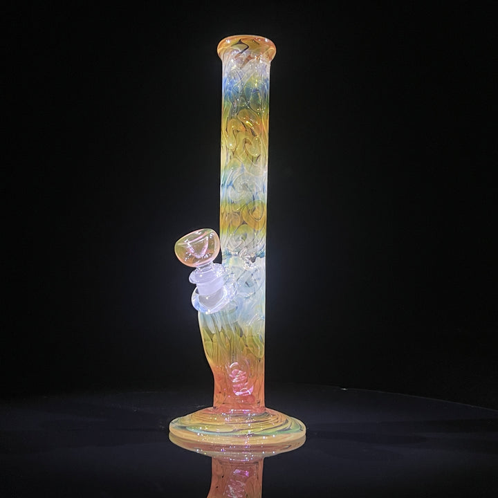 11" Fumed Squiggle Straight Bong Glass Pipe Mary Jane's Glass